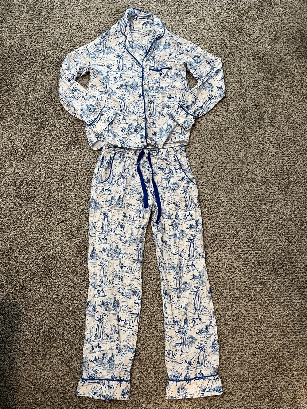 Van Winkle & Co flannel pajama set size XS